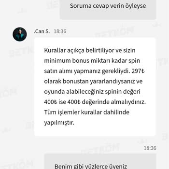 Betkom Bonus Kullanımında Yaşanan Sorun Ve Adil Olmayan Uygulamalar