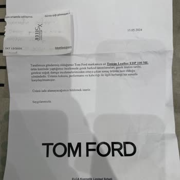 Vadi İstanbul Sephora Mağazasından Alınan Parfüm