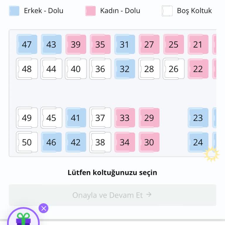 Efe Tur İstediğim Koltuğu Seçtirmiyor