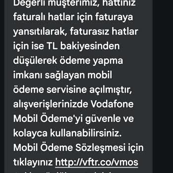 Vodafone Onaysız Servise Üyelik Edilmesi