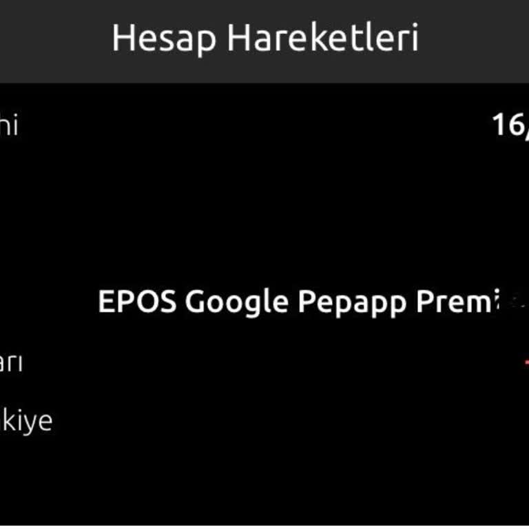 Pepapp Premium Üyelik İadesi