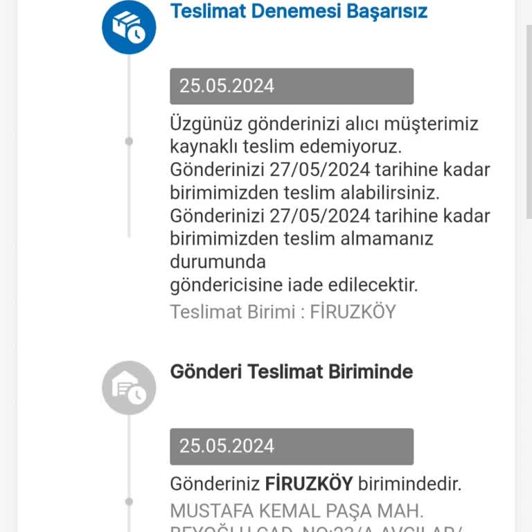 Shaza Mağazası Cayma Hakkımı Hiçe Saydı