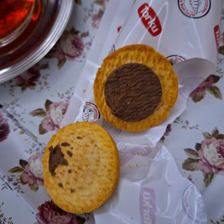 BİM'deki Kremalı Torku Bisküvisi