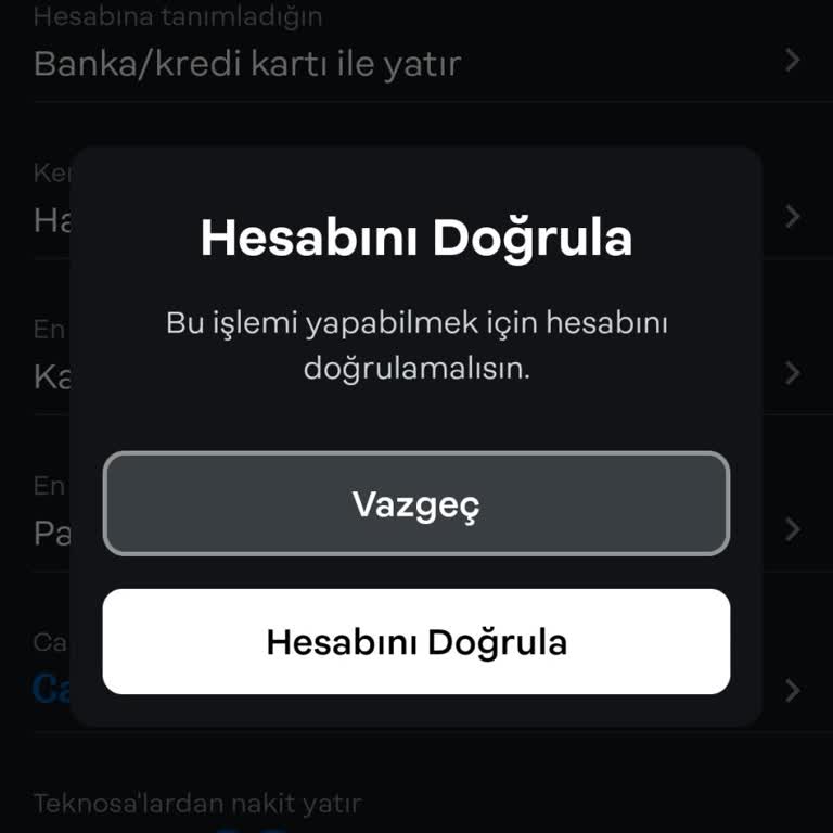 P****a Hesap Onay Vermiyor