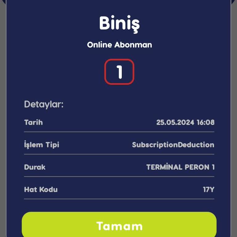 BURULAŞ Dışı D11 İçi 17Y.