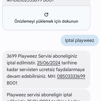 Türk Telekom / Playweez Uygulaması Ve Faturama Yansıyan 135 TL