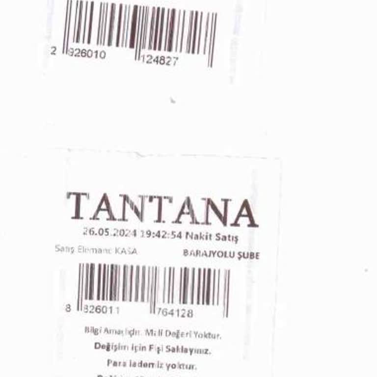 Tantana Giyim Para İadesi Yapmıyor