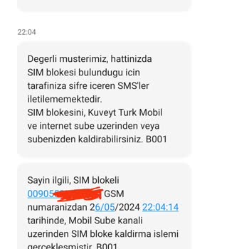 Kuveyt Türk Banka Sim Blokesi