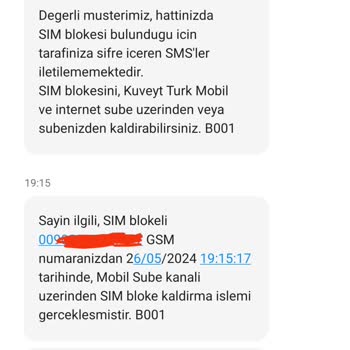 Kuveyt Türk Banka Sim Blokesi