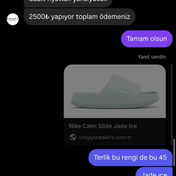Crispy Sneakers Şikayet Edeceğim Sizi