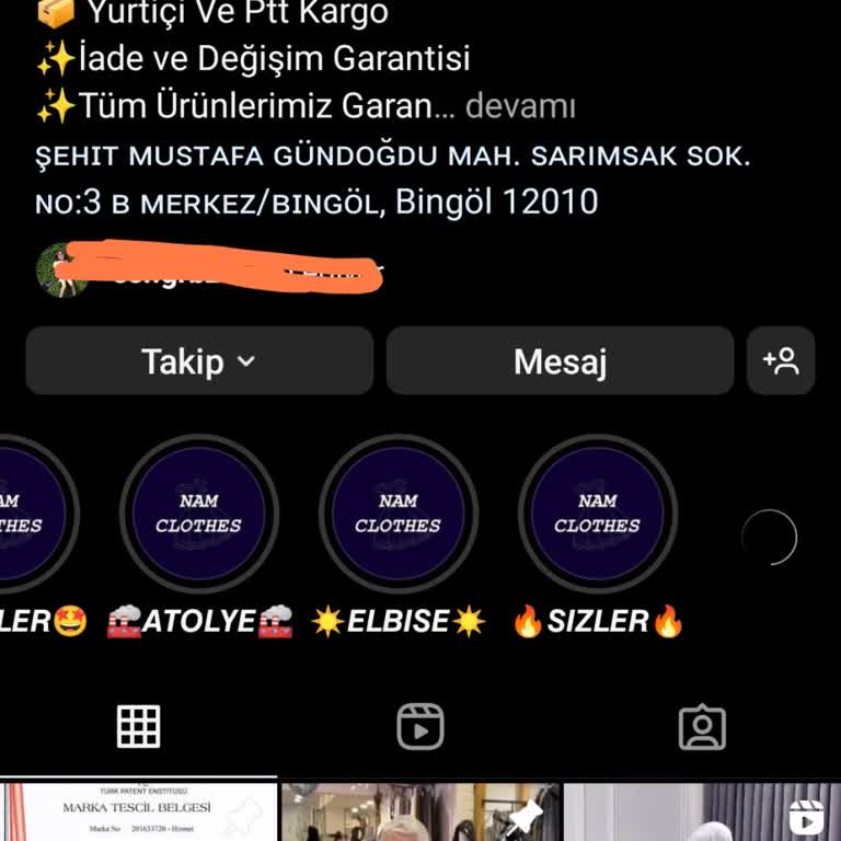 Nam.butik (Instagram) Nom Butik Şikayetim Var