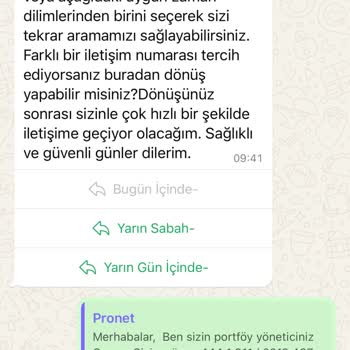 Pronet'i İptal Etmek İstiyorum Ama Oyalıyorlar
