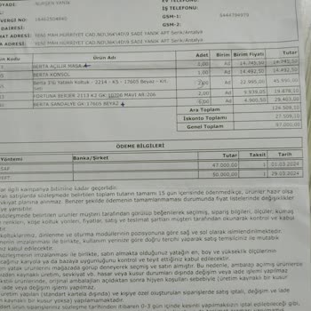 Enza Home Ürünüm Hala Bana Teslim Edilmedi