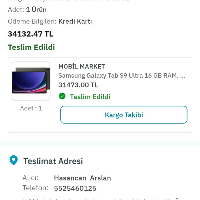 Epttavm Üzerinden Alınan Ürün Faturası Ulaşmadı