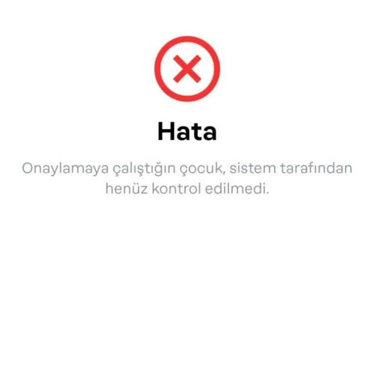 Papara Onaylamaya Çalıştığınız Çocuk Henüz Sistem Tarafından Kontrol Edilmedi!