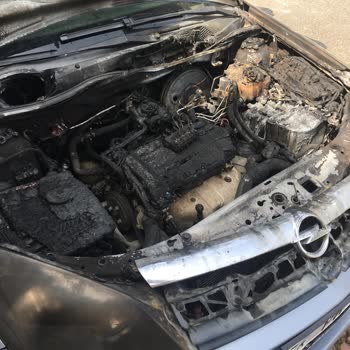 Opel Aracım Sigortadan Kaynaklı Ön Taraf Yandı