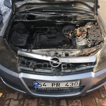 Opel Aracım Sigortadan Kaynaklı Ön Taraf Yandı