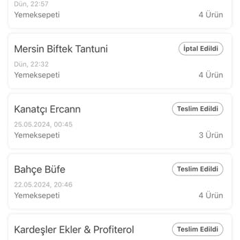 Yemeksepeti 2 Kere Sipariş İptali...