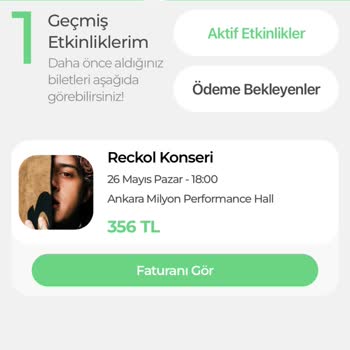 Milyon Performance Hall Ankara Reckol Konseri