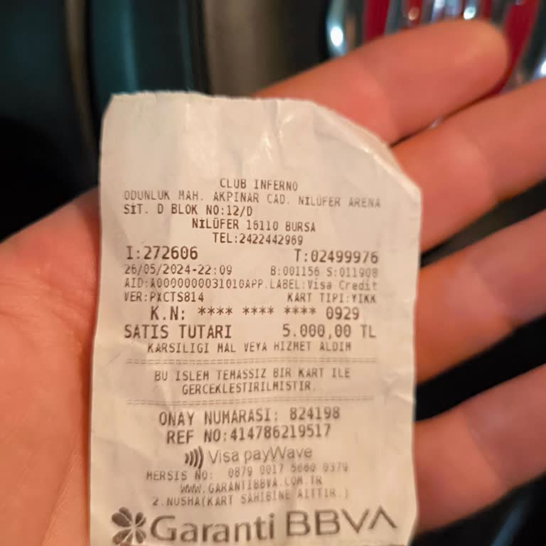 Club İnferno 'da Onur Kırıcı Davranış