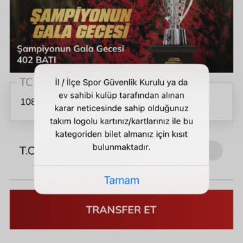 Passolig Bilet Transfer Sorunu