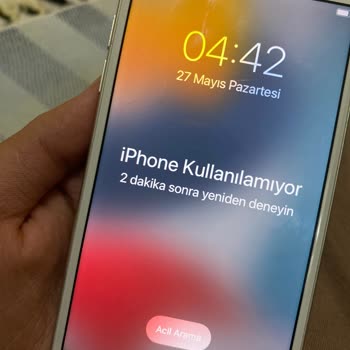 iPhone Bilmediğim Şifre İsteniyor
