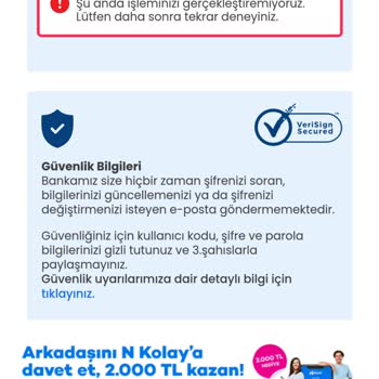 Nkolay Müşteri Memnuniyetsizi Hesabıma Giriş Yapamıyorum