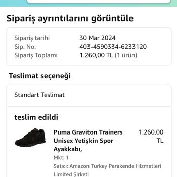 Puma Sonradan Çıkan Kusurlu Ürünü Tarihi Geçtiği İçin İade Edemiyorum.
