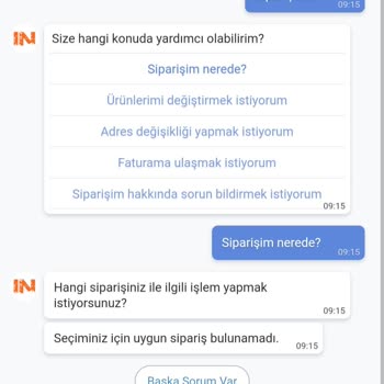 In Street Siparişimi Kargoya Vermiyor!