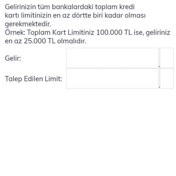 QNB Finansbank Kredi Kartı Limitimi Açmıyor