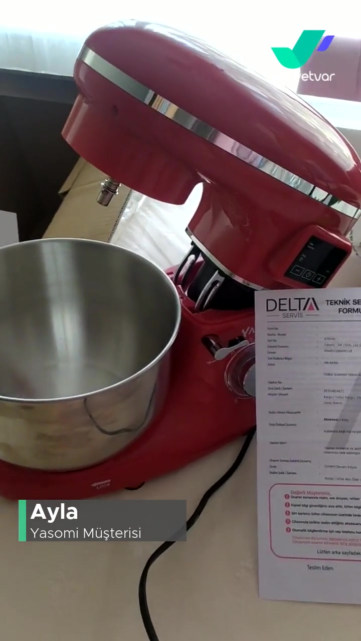 Yasomi Hamur Yoğurma Makinesi Arızası! videonun kapak resmi