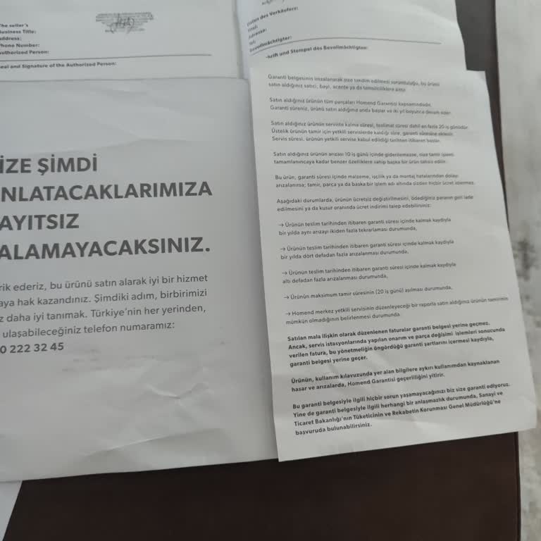 Homend Jumbo Satış Sonrası Hizmet