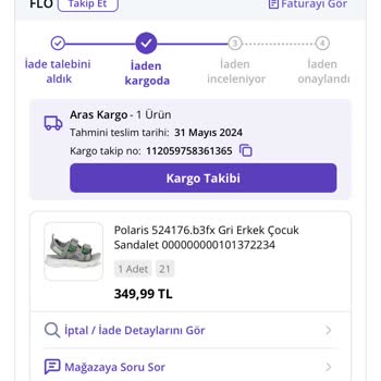 FLO Ayakkabı FLO İade Ürünü Aldığı Halde Teslim Almadık Deyip Ücret İadesi Yapmıyor