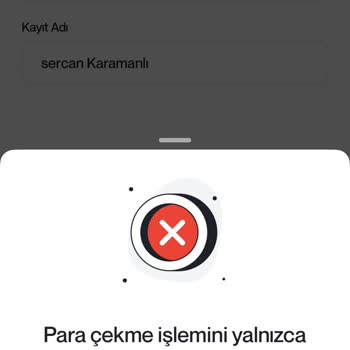 Papel Paramın Transfer Olmasına İzin Vermiyor