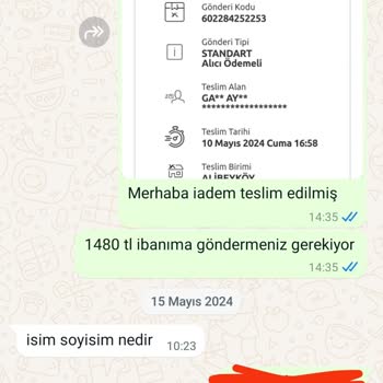 Conconmoda Paramı İade Etmiyor