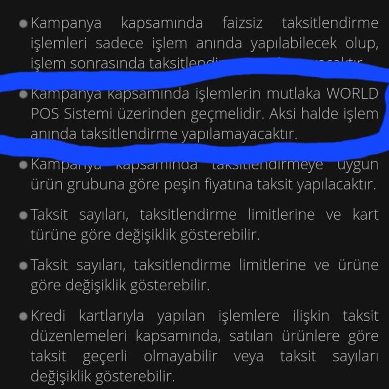 VakıfBank World Puanın Yatmaması