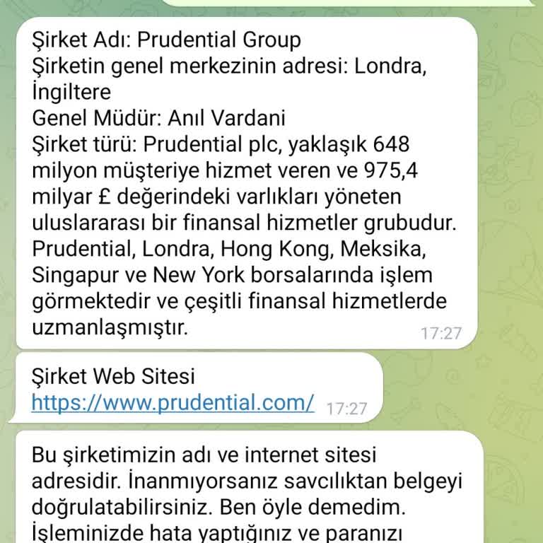 Prudential Group Takip Et Para Kazan