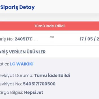 LCW Ve Hepsijet Kargo Pişmanlığı