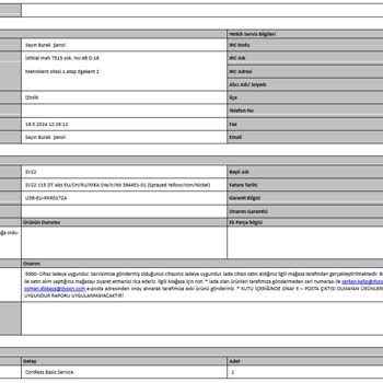 Dyson Ayıplı Ürün Değişimi