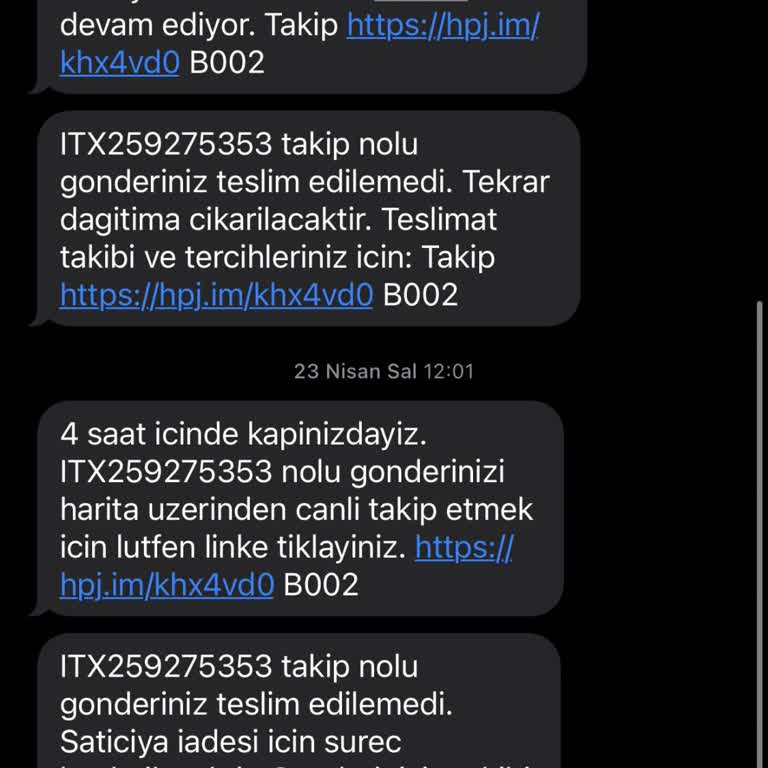 Hepsijet Kargom Teslim Edilmedi