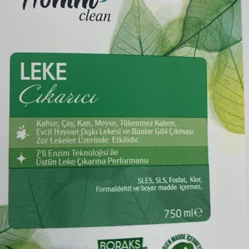 Homm Bitkisel Ürünler Leke Çıkartıcı Sorunu!