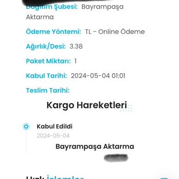 Zara Ve Kargoist Firma Şikayet