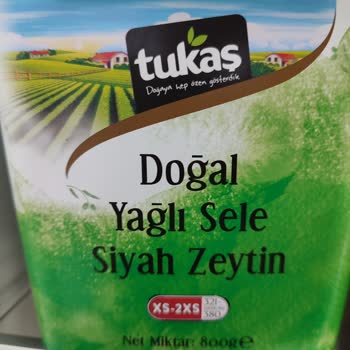 Tukaş Doğal Yağlı Sele Siyah Zeytin Küflenmiş