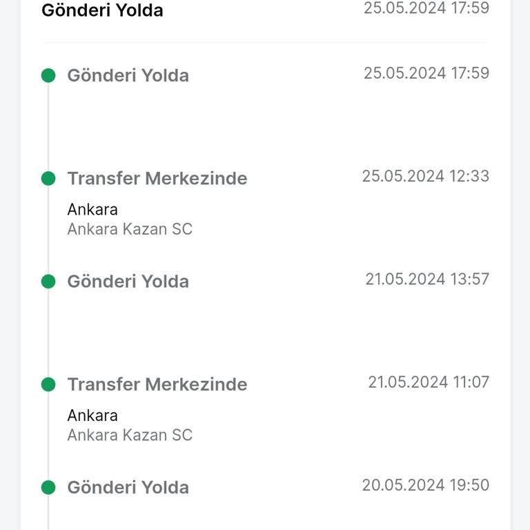 Trendyol Express Kargom Nerede Bilgi Yok