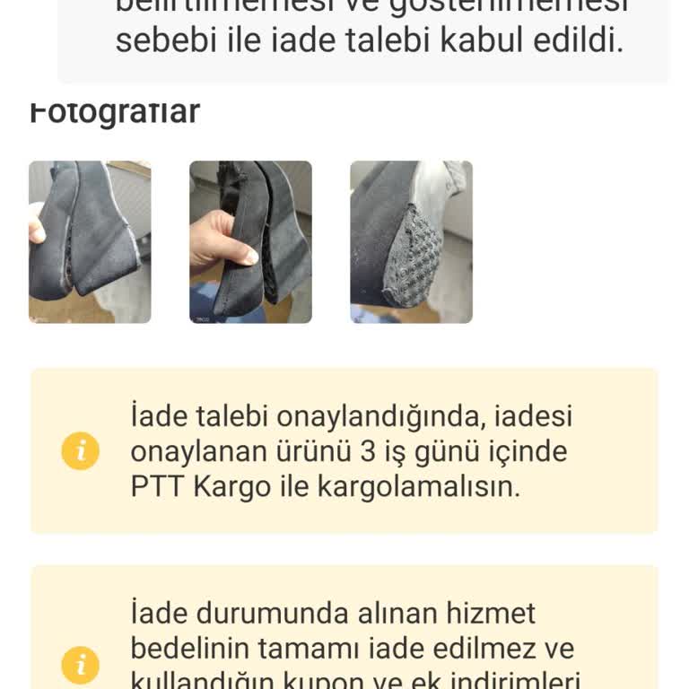 Dolap Defolu Ürünün İadesinde Kargo Bedelinin Tarafıma Ödettirilmesi