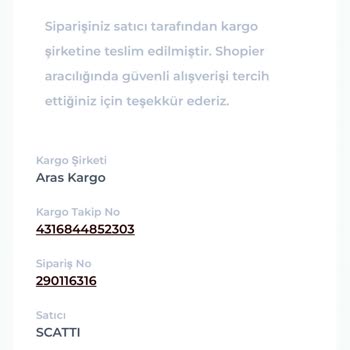 Shopier Güvencesiyle Yaptığı Alışverişte Yanlış Ürün Geldi