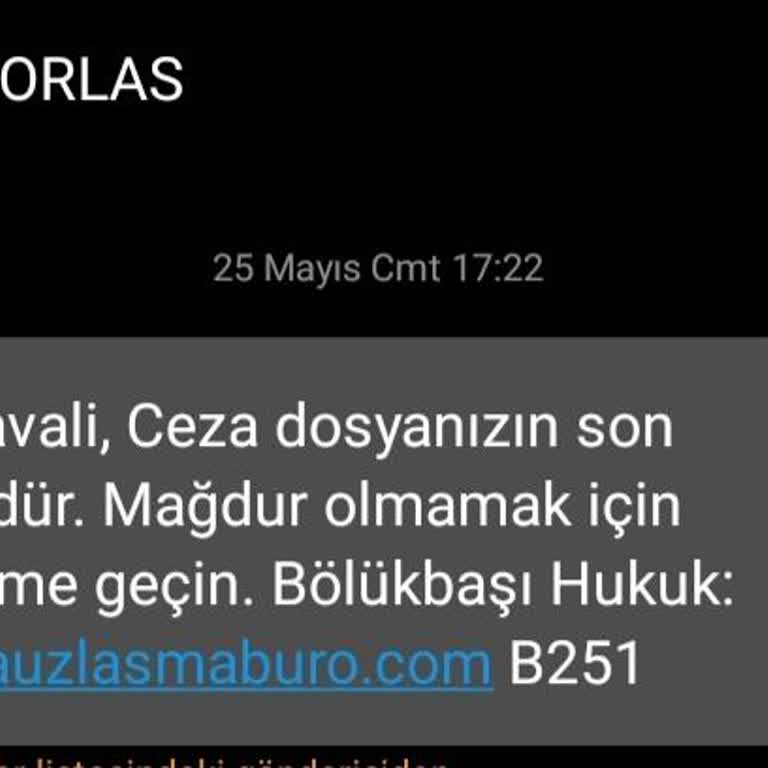 FORLAS (SMS)  Asılsız SMS'ler!