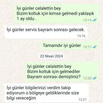 Cemre Mobilya (Bursa) 5 Ayda Koltuk Yırtık