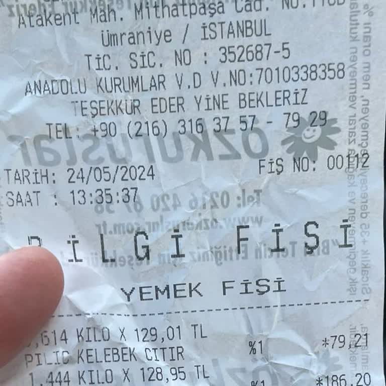 Özkuruşlar Atakent Şubesi Bozuk Tavuk Satışı!