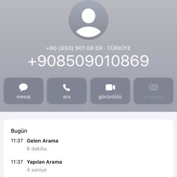 0850 901 08 69 Sahte Vodafone Aramasıyla Yanıltıldım, Kişisel Bilgilerim Tehlikede!